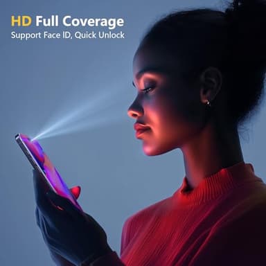 X-it 3-Pack Privacy Screen Protector for iPhone 16 Pro (6.3"), 9H+ Tempered Glass, Auto-Dust Removal, Military Grade Protection, Bubble-Free, Full Coverage, Case Friendly - Image 7