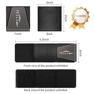 PJLJY 2-Pack Leather Seatbelt Pad, Soft Shoulder Neck Strap Positioner for Adult Kid, Upgraded Vehicle Seat Belt Pads Cover for Easy Adujust - Image 5