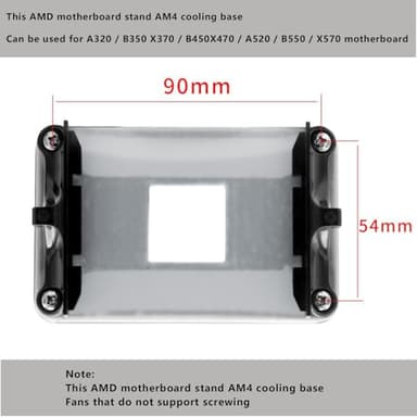 ECKDZMY AM4 Backplane Back Durable CPU Heatsink Bracket CPU Fan Cooling Mounting Sheet Plate for AM4 AMD Socket - Image 6