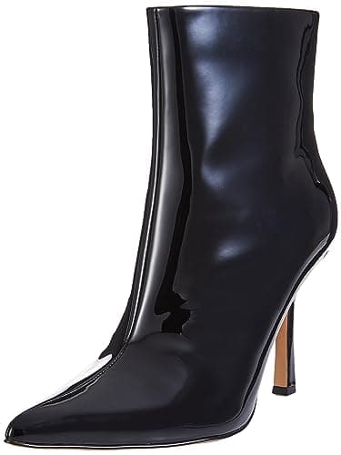 The Drop Women's Gail Heeled Ankle Boot Black Patent, 10 - Image 1