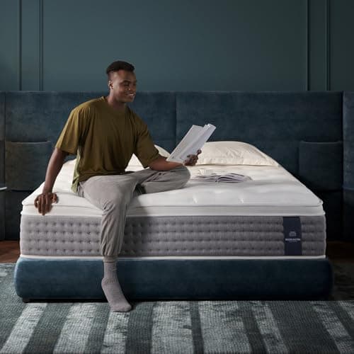 DCOOLAULTRA King Mattress 12 Inch,Medium Firm Hybrid with Memory Foam& Individually Wrapped Pocket Coils for Support,CertiPUR-US Certified,Fiberglass-Free - Image 1