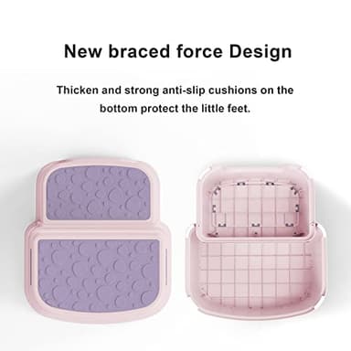 Two Step Stool for Kids -Toddler Step Stool for Bathroom Sink-Dual Height 9.5" Non-Slip for Potty Training, Kitchen, Bedroom & Classroom ((Includes Two Ducks) - Image 5