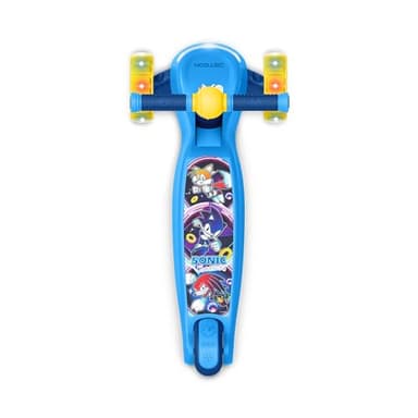 Jetson Sonic Three-Wheel Light Up Kick Scooter, Light up Stem & Wheels, Height Adjustable Handlebar, Rear Brake, Foldable, Ages 3+, JSNC2-3KIK - Image 2