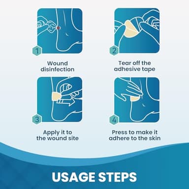 Gel Blister Bandages - 21 PCS Hydrocolloid Bandages for Feet, Blister Cushions Pads, Water Resistant Adhesive Bandages for Heel, Toes & Foot, Blister Bandages for Prevention & Recovery (Variety Pack) - Image 7