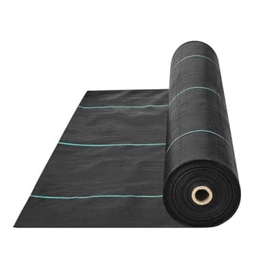 VEVOR 3FTx250FT Premium Heavy Duty Weed Barrier Landscape Fabric, 5OZ Woven Geotextile Fabric Under Gravel, High Permeability for Weed Blocker Weed Mat, Driveway Fabric, Weed Control Garden Cloth - Image 1