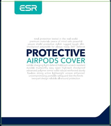ESR for AirPods Pro 2 Case (2023/2022/2019, 2nd/1st Gen), Compatible with AirPods Pro 2nd Generation (USB-C/Lightning Cable), Effortless MagSafe, Drop-Proof Lock, Easy Open, Cyber Series,Dark Red - Image 10