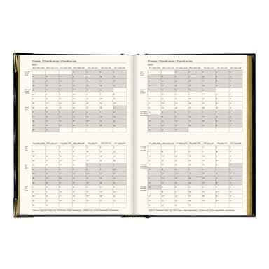 Brownline® 2025 Executive Weekly Planner, Appointment Book, 12 Months, January to December, Sewn Binding, 10.75" x 7.75", Black, Trilingual (CBE512-25) - Image 4