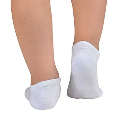 JORMATT 6 Pairs Toddler Little Girls Boys No Show Socks Thin Cotton Soft Anti Slip Low Cut Socks Breathable With Grips, XS - Image 4