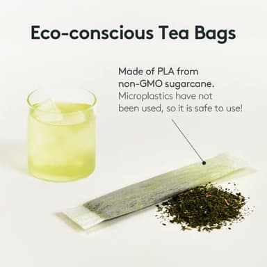 OSULLOC Cold Green Tea, Stick-Type in Pouch Package, Premium Organic Pure Tea from Jeju, 20 count, 1.41 oz, 40g - Image 5