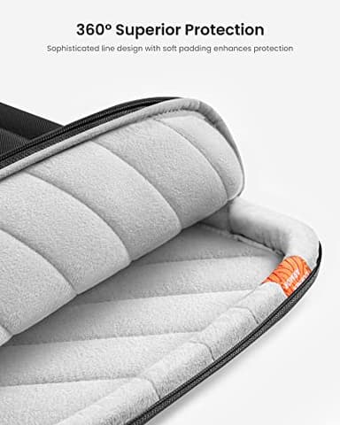 tomtoc 360 Protective Laptop Carrying Case compatible with 14-inch MacBook Pro M4/M3/M2/M1 Pro/Max 2024-2021, 12.9-13 Inch iPad Pro/Air, Water-Resistant MacBook Accessory Bag Sleeve - Image 3