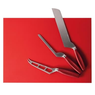 BOSKA Soft Cheese Knife - 140 mm - Red - Premium Quality - HACCP Knife - German Steel - Image 4
