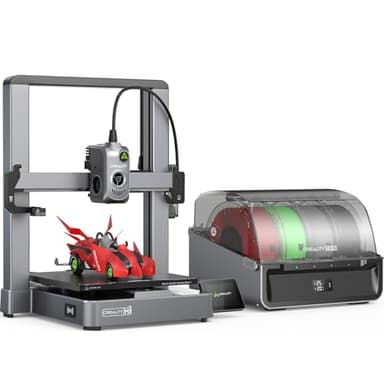 Creality Hi Combo (A) 3D Printer, Multi Color 3D Printer with CFS, 500mm/s High Speed Auto-Leveling Automatic Filament Reading Clog-Free Extruder 95% Pre-Assemble All-Metal Body 10.24×10.24×11.81inch - Image 1