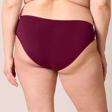 Amazon Essentials Women's Cotton Bikini Brief Underwear (Available in Plus Size), Pack of 6, Cool Colors/Warm Shades, X-Large - Image 6