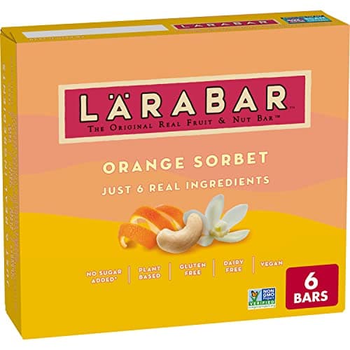 Larabar Orange Sorbet Bars, Gluten Free Vegan, 6 ct - Image 1