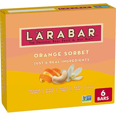 Larabar Orange Sorbet Bars, Gluten Free Vegan, 6 ct - Image 1