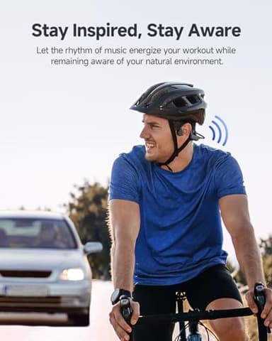 PSIER Bone Conduction Headphones IPX8 Waterproof Swimming Headphones Open Ear Headphones with MP3 Mode 32GB Memory Up to 8 Hours Playtime Bluetooth 5.4 Ear Buds Secure Fit for Running and Fitness - Image 4