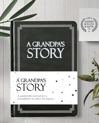 Grandpa's Life Story Journal (Hardcover): A Meaningful Keepsake for Grandpa to Share His Journey & Memories, Book Includes 250+ Prompt Questions, Sentimental Gift for Father's Day, Birthday, Christmas - Image 7