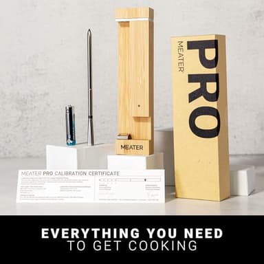 MEATER Pro: Smart Bluetooth Wireless Meat Thermometer Digital | 1000°F Heat Resistance | Long Range | Certified Accuracy | BBQ, Oven, Grill, Smoker, Air Fryer, Deep Fryer - Image 9