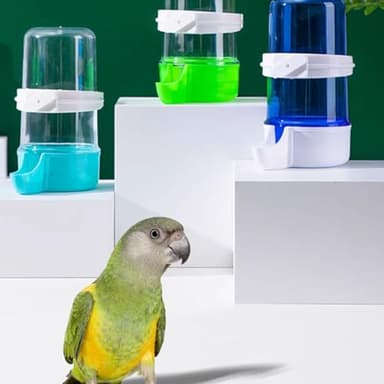 Paxikaka 16.9oz Bird Drinking Water Bottle Automatic Food Feeder Water Dispenser for Cage - Image 4