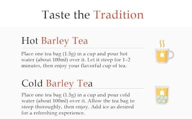 Damtuh Korean Barley Tea – Roasted Boricha Mugicha, Nutty Herbal Tea, Caffeine-Free, 50 Tea Bags (1.5g each) - Image 4