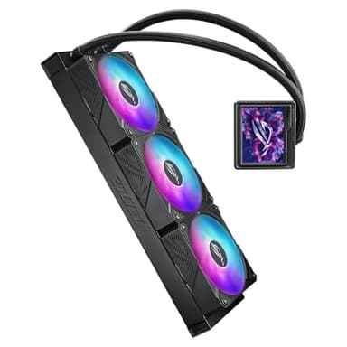 ASUS ROG RYUJIN III 360 ARGB EXTREME all-in-one AIO CPU liquid cooler, AMD Ryzen 9000 & Intel® Core™ Ultra Ready, Asetek Gen8 V2 pump; high airflow static pressure magnetic fans; customizable 3.5" LCD - Image 27