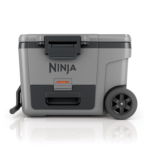 Ninja | Cooler | FrostVault 45QT Cooler with Wheels | Insulated with Temp Dry Storage Drawer | Keeps Ice Cold for Days | for The Beach, Camping, Picnics & More | Slate Gray | FB245GY - Image 1