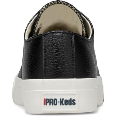 PRO-Keds Men's Royal Lo Lace Up Fashion Sneaker, Black Leather, 3 - Image 6