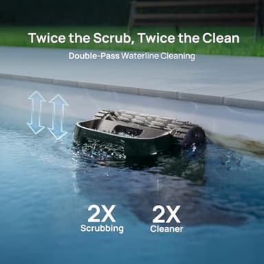 Beatbot AquaSense 2 Pro Cordless Robotic Pool Cleaner, Unmatched 5-in-1 Cleaning, Surface Parking, Skimmer with APP Control, Water Clarification, for Pools up to 3,875 Sq.ft – Obsidian - Image 7