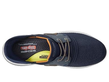 Skechers USA Men's Men's Delson 3.0-Roth 210606 Low Profile Bungee Lace Slip-Ins, NVY, 11.5 - Image 3