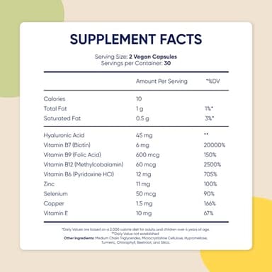 Moerie Ultimate Hair Boost Supplement for Women & Men - Hair, Skin, Nails Vitamins with Biotin & Minerals for Hair Health - Thicker Hair - 60 Capsules - Image 3