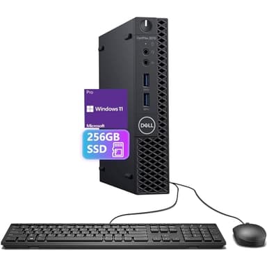 Dell Optiplex 3070 (Latest Model), Core i3-9100T (3.10 GHz-3.70Ghz), Windows 11 Pro, 8GB DDR4 RAM 256GB SSD (Renewed) - Image 1