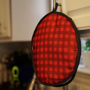 Sophix Tortilla Warmer Pouch - 12-Inch Large Size - This Thermal Insulated Fabric Holder Keeps Tortillas, Naan Bread, and Pizza Rolls Warm for up to One Hour (Buffalo Plaid Pattern) - Image 4