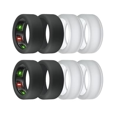 sylacor Ring Cover for Oura Ring Gen 4/ Gen 3, Anti-Scratch Elastic Silicone Case Protector for Men Women Working Out Gym - Image 1