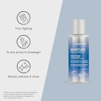 Joico Moisture Recovery Moisturizing Conditioner | For Thick, Coarse, Dry Hair | Restore Moisture, Smoothness, Strength, & Elasticity | Reduce Breakage | With Jojoba Oil & Shea Butter | 1.7 Fl Oz - Image 3