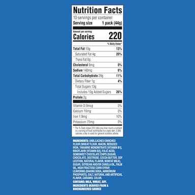 CHIPS AHOY! Original Chocolate Chip Cookies, 40 Snack Packs (4 Cookies Per Pack, 4 Boxes) - Image 2