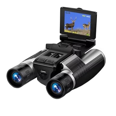 12x32 Binoculars with HD Digital Camera, Digital Binoculars, 2.4 Inch Color Display 2.5K 48MP Video Photo Recorder for Bird Watching Travel 8X Digital Zoom - Image 1