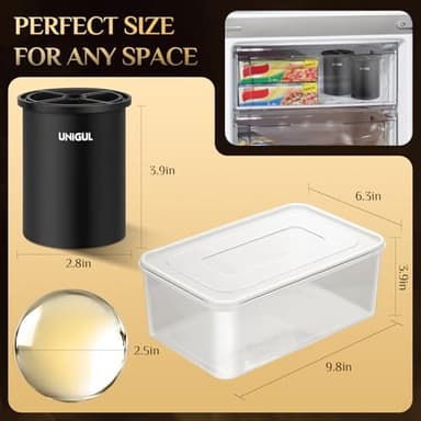 Clear Ice Cube Maker, 2.5" Stainless Steel Ice Ball Maker Mold for Whiskey & Cocktails, Non-BPA Premium Silicone Ice Cube Molds, Easy-Release Sphere Ice Maker, Bourbon Gifts for Men (2 PACK) - Image 7