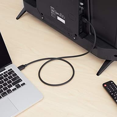 Amazon Basics HDMI Cable, 3 Feet, HDMI 2.1 to HDMI Cable (48Gbps), 8K@60Hz 4K@120Hz Certified Ultra High Speed, Black, Compatible with PS5/Xbox/TV/Monitor - Image 6