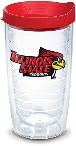 Tervis Made in USA Double Walled Illinois State Redbirds Insulated Tumbler Cup Keeps Drinks Cold & Hot, 24oz, Emblem - Image 1