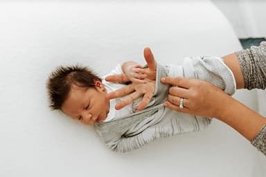 Swaddelini Swaddle Sleep Sack (Grey) - Image 4