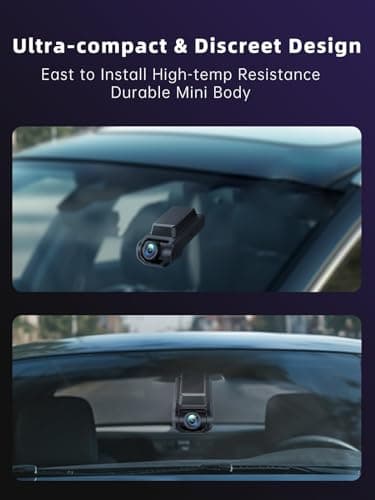 Ecomoment Dash Cam Front and Rear, 4K+1080P Dash Camera for Cars, Built-in Wi-Fi GPS, Included 32GB Card, 2.0'' IPS Screen Mini Car Camera, App, Night Vision, 170°Wide Angle, 24H Parking Mode,Gray - Image 7