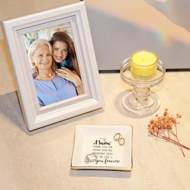 PUDDING CABIN Nana Gifts - Jewelry Dish Trinket Tray Birthday Gifts for Nana from Grandkids, Thanksgiving Mothers Day Gifts for Nana Grandmother - Image 3