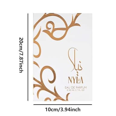 Ny-La Perfume Arabiyat Prestige Vanille Eau de Body Spray – Vanilla & Caramel Body Spray, Sweet & Sensual Scent, Long-Lasting Fragrance, For Women, Elegant Rose Gold Bottle, 2.7 fl oz (Nyla) - Image 8