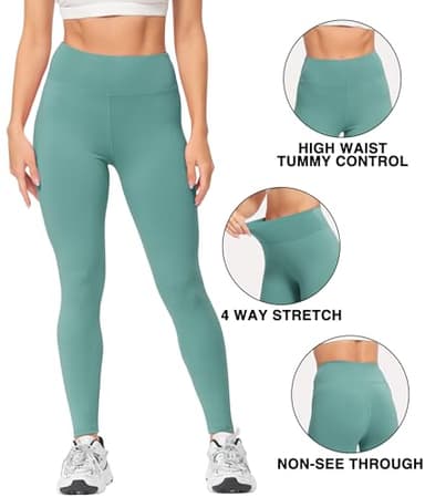 Natural Feelings Buttercloud High Waisted Leggings for Women Ultra Soft Stretch Slim Yoga Leggings - Image 5