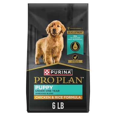 Purina Pro Plan High Protein Puppy Food Shredded Blend Chicken & Rice Formula - 6 lb. Bag - Image 1
