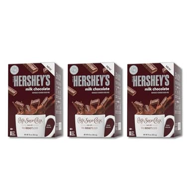 Candy Shop Cocoa HERSHEY'S Milk Chocolate Cocoa Mix, Hot Chocolate, Make Hot or Iced Cocoa, Made With Real Milk, Gluten Free, 1.25 oz packet (24 count) - Image 1