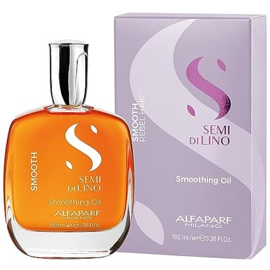 Alfaparf Milano Semi di Lino Smoothing Hair Oil Treatment - Frizz Control Oil to Brighten Hair + Protect from Heat & Humidity- Hair Serum for Damaged & Dry Hair (3.38 oz) - Image 10