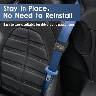 PJLJY 2-Pack Leather Seatbelt Pad, Soft Shoulder Neck Strap Positioner for Adult Kid, Upgraded Vehicle Seat Belt Pads Cover for Easy Adujust - Image 7