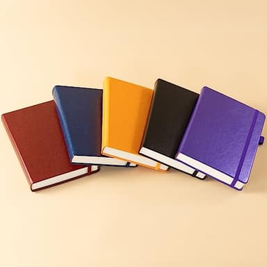 Hardcover Lined Notebook Journal for Writing, 320 Pages Leather Thick College Ruled Notebook Journal with 100GSM Paper, A5 (5.7'' X 8.4'') Daily Journal for Women Men Work Organization, Black - Image 7