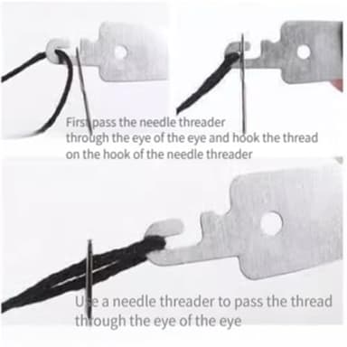 Big Eye Steel Sewing Needles Kit, Stainless Steel Sewing Needles, Stainless Steel Needles for Hand Sewing, Steel Sewing Needles, 34 PCS Big Eye Steel Needles Set - Image 6